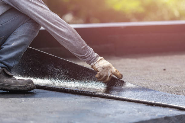 Professional Waterproofing technician working in Montrose, NY